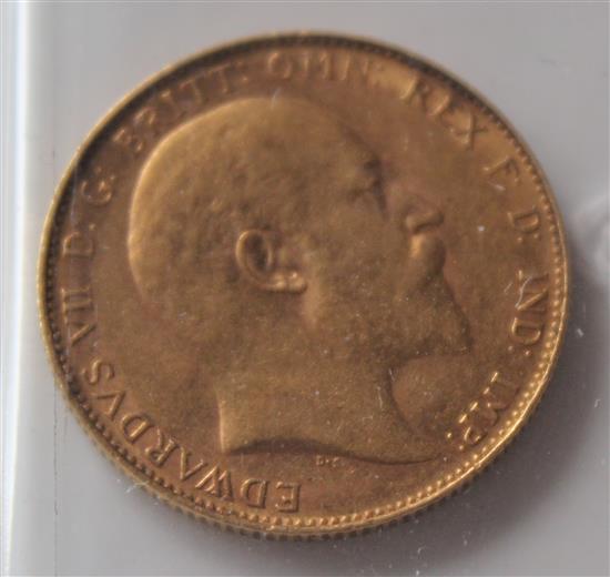 1910 gold sovereign